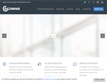 Tablet Screenshot of cocinova.com